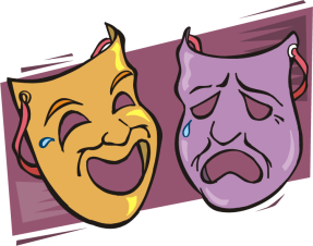 pictue of the comedy and tradgedy masks